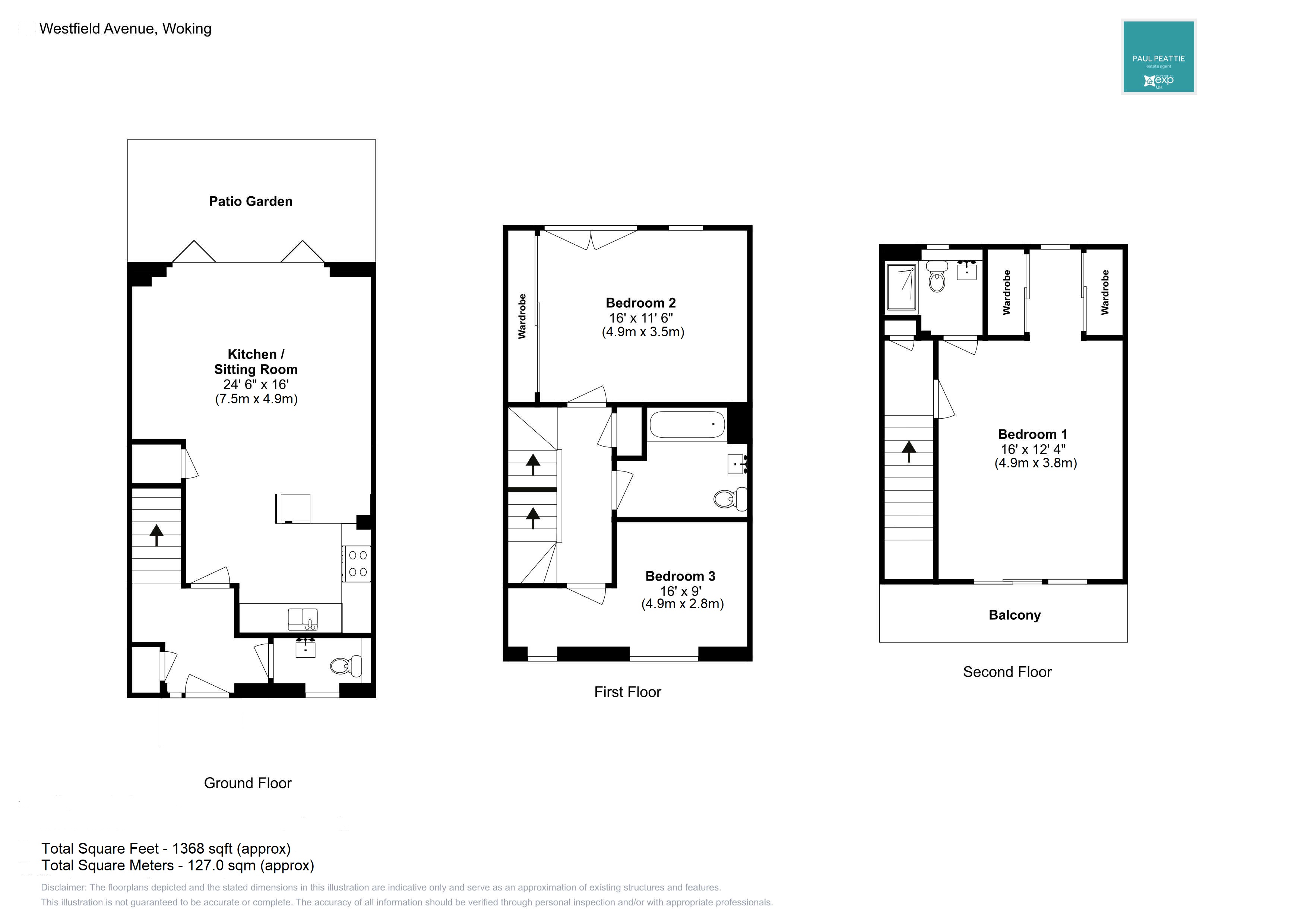 Westfield Avenue, Woking 520000 eXp UK
